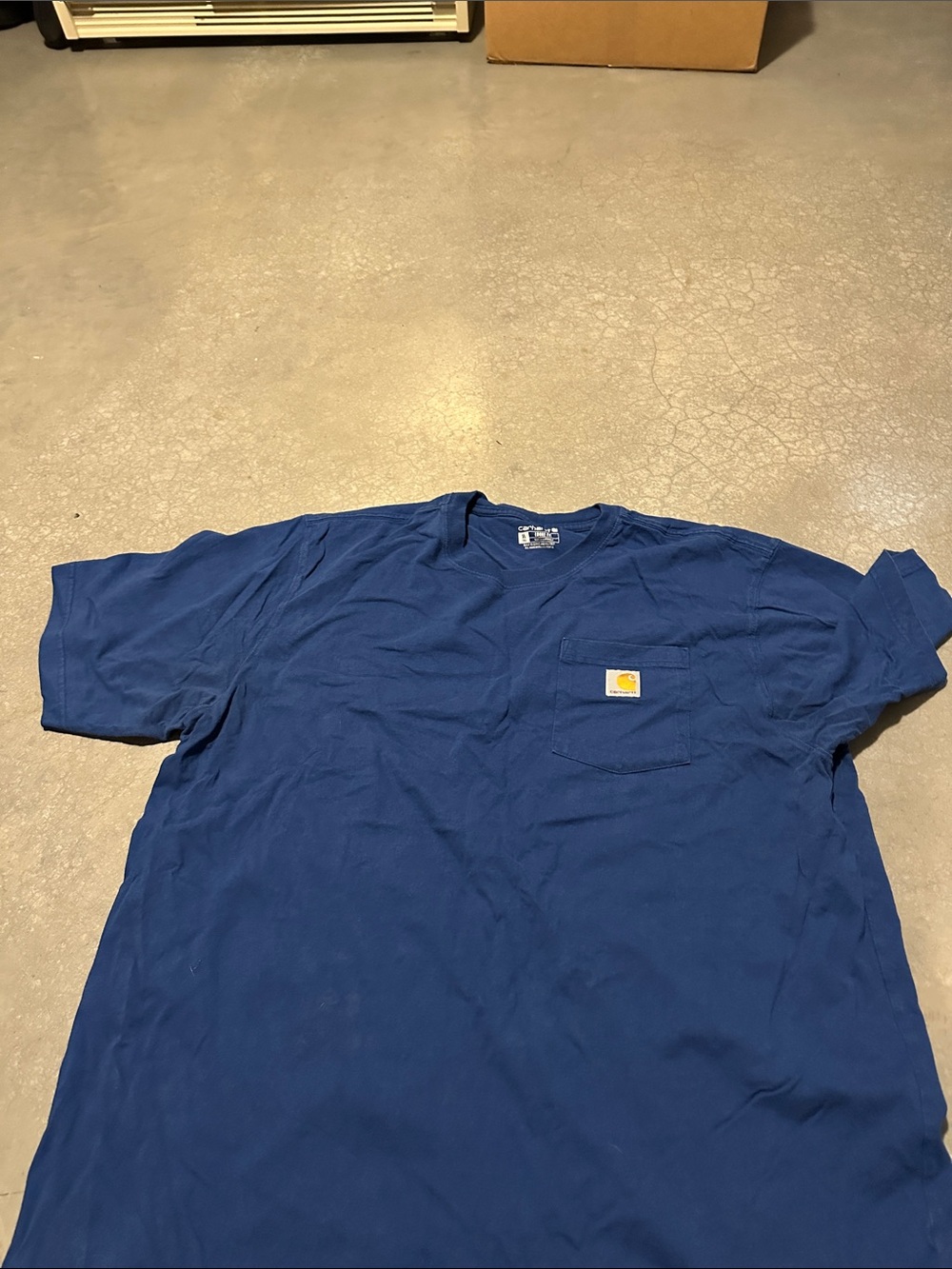 Carhartt Short-Sleeve Pocket Tee in Navy